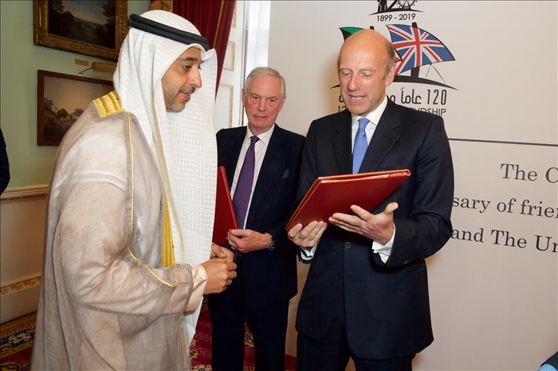 HE Sheikh Mohamed Abdullah Al Mubarak Al Sabah, The Envoy of HH the Amir of Kuwait Sheikh Mohammed Al Abdullah, Rt Hon Lord Astor of Hever PC DL, Rupert Goodman DL