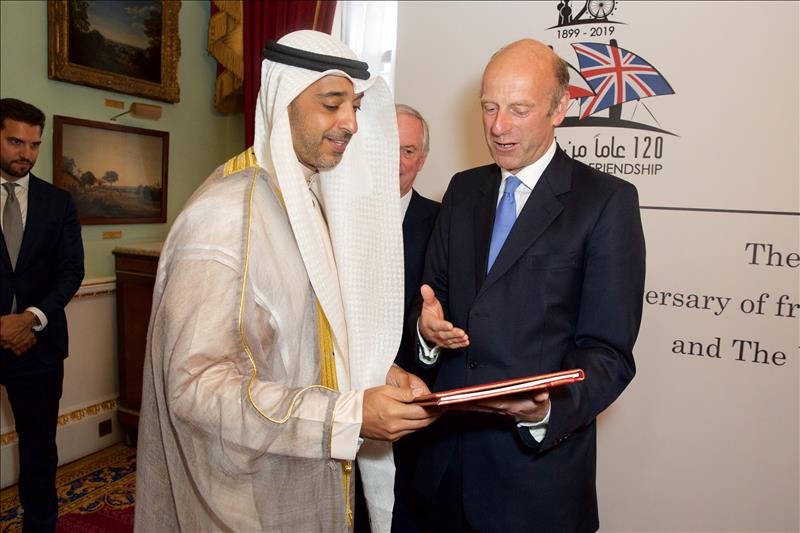 HE Sheikh Mohamed Abdullah Al Mubarak Al Sabah, The Envoy of HH the Amir of Kuwait Sheikh Mohammed Al Abdullah, Rupert Goodman DL