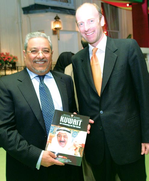 HE Sheikh Ali Jarrah Al-Sabah, Minister of Energy, Kuwait, with Rupert Goodman, Chairman of FIRST