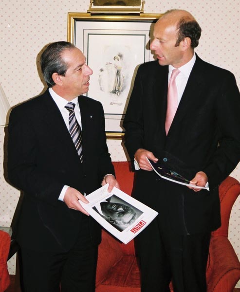  	 Dr Lawrence Gonzi, Prime Minister of Malta and Rupert Goodman, Chairman of FIRST