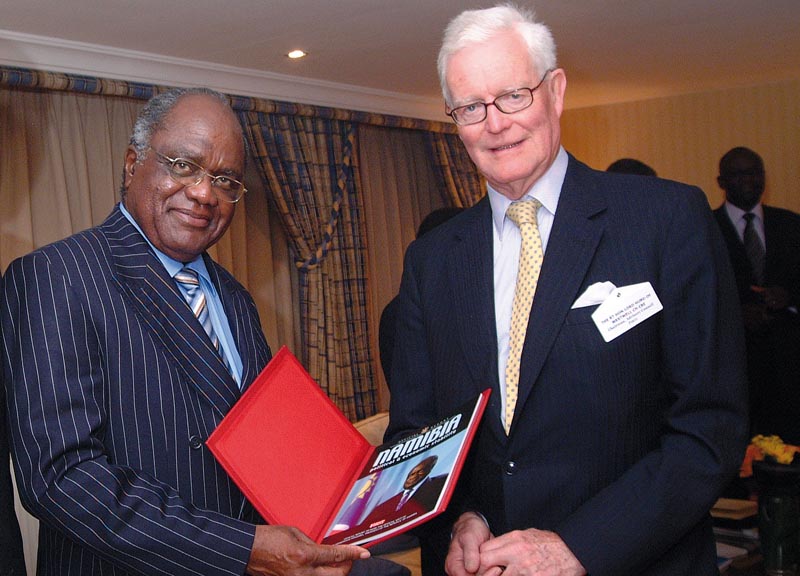 Rt Hon Lord Hurd of Westwell CH CBE PC, Chairman of the FIRST Advisory Council and HE Hifikepunye Pohamba, President of Namibia