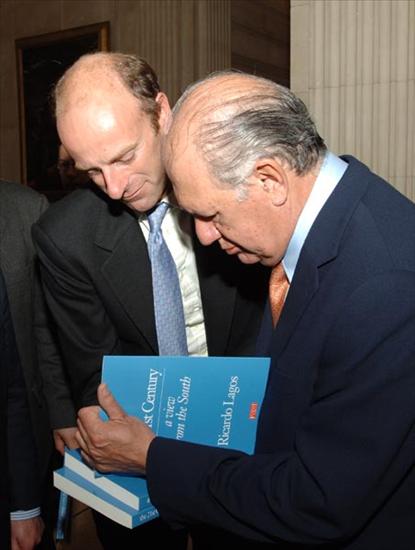 Rupert Goodman, Chairman of FIRST and HE Ricardo Lagos, President of Chile