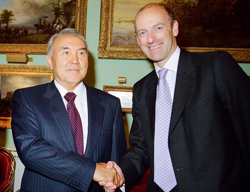 HE Nursultan Nazarbayev, President of Kazakhstan and Rupert Goodman, Chairman of FIRST