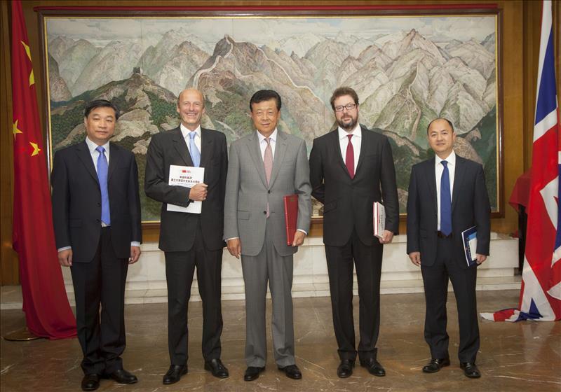 Miao Deyu, Counsellor and Head, Press and Public Affairs Section, Chinese Embassy, Rupert Goodman DL, Chairman and Founder of FIRST, HE Liu Xiaoming, Ambassador of the People's Republic of China to the United Kingdom, Alastair Harris, Executive Publisher and Editor, FIRST and He Shiqing, First Secretary, Chinese Embassy