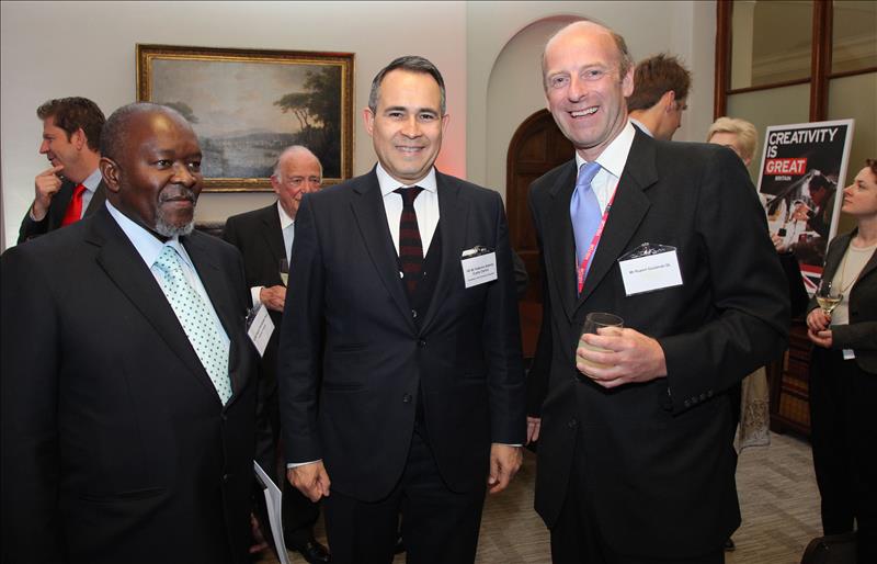 HE Miguel Fernandes Neto, Ambassador of Angola, HE Federico Cuello Camilo, Ambassador of the Dominican Republic and Rupert Goodman DL, Chairman and Founder of FIRST