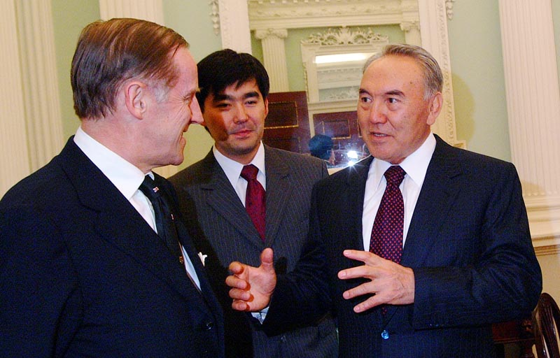 Sir Michael Savory and HE Nursultan Nazarbayev, President of Kazakhstan