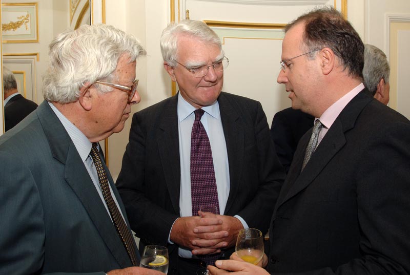 Lord Howe of Aberavon CH QC, Sir Mark Moody Stuart, Chairman of Anglo-American and Eamonn Daly, Chief Operating Officer, FIRST