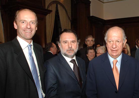Rupert Goodman, Chairman of FIRST, HE Mariano Fernandez, Ambassador of Chile, HE Ricardo Lagos, President of Chile and 