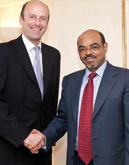 Rupert Goodman, Chairman, FIRST with HE Meles Zenawi Asres, Prime Minister of Ethiopia