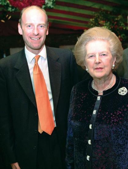 Rupert Goodman, Chairman and Founder of FIRST with The Rt Hon Baroness Thatcher  LG OM PC FRS