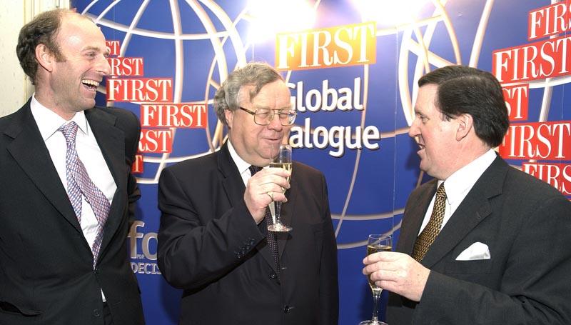 Rupert Goodman, Chairman of FIRST, Sir Patrick Cormack FSA MP and Rt Hon Lord Robertson of Port Ellen, Secretary General of NATO