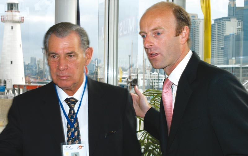 Gerhard Ott, Chairman of the German Member Committe, WEC and Rupert Goodman, Chairman of FIRST