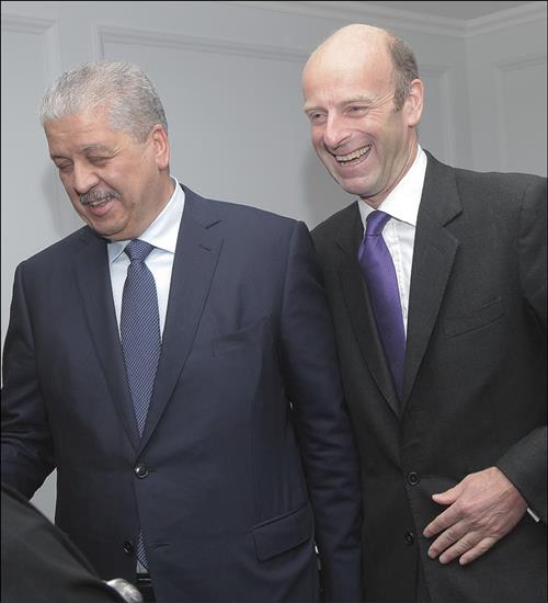 HE Abdelmalek Sellal, Prime Minister of Algeria and Rupert Goodman DL, Chairman and Founder, FIRST