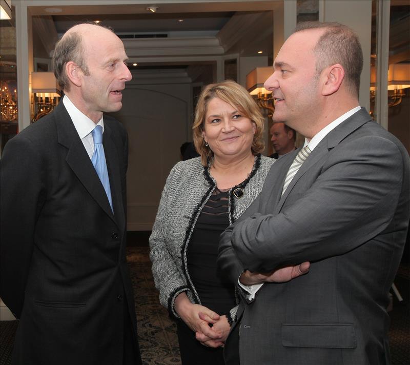 Rupert Goodman DL, Chairman and Founder, FIRST, Phyllis Muscat, Head of the CHOGM 2015 Task Force and the Hon. Christian Cardona, Minister for the Economy, Investment and Small Business, Malta
