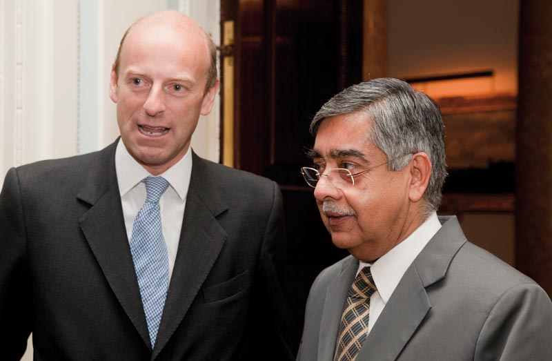Rupert Goodman, Chairman and Founder of FIRST and HE Nalin Surie, High Commissioner of India to the UK
