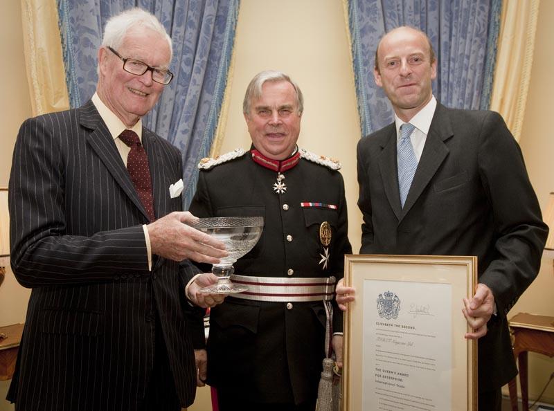 Rt Hon Lord Hurd of Westwell CH CBE PC, Chairman of the FIRST Advisory Panel, Sir David Brewer CMG JP, Her Majesty's Lord-Lieutenant of Greater London and Rupert Goodman, Chairman and Founder of FIRST