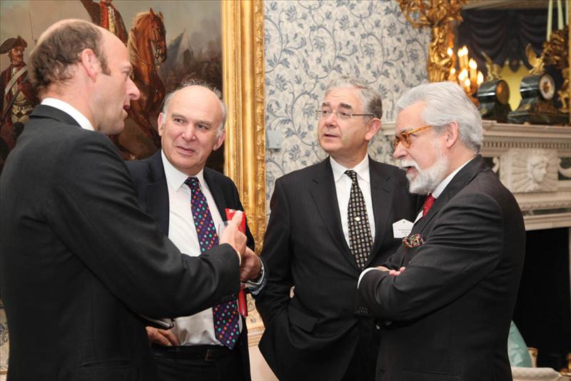 Rupert Goodman, Chairman and Founder of FIRST, Rt Hon Dr Vince Cable, Secretary of State or Business, Innovation and Skills, Jacques Arnold, Special Advisor, Latin America, FIRST and João de Vallera, Ambassador, Embassy of Portugal