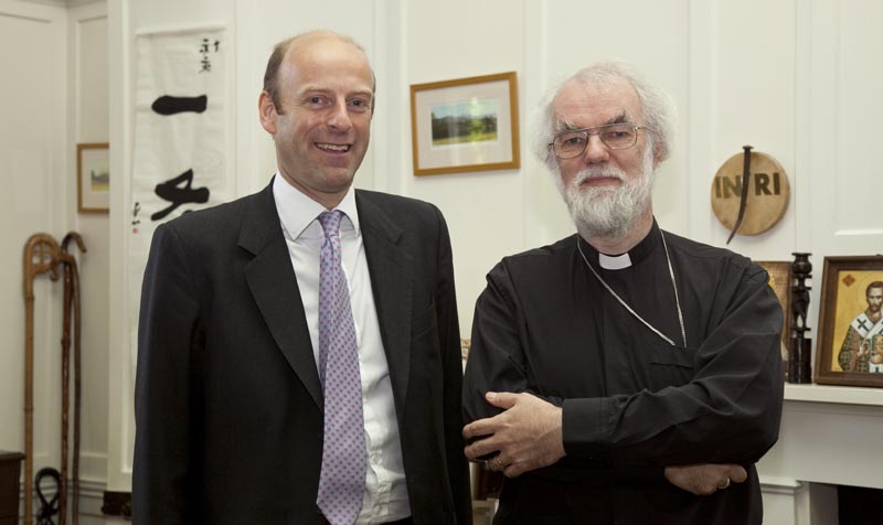  	 Rupert Goodman, Chairman and Founder of FIRST with the Most Reverend and Right Honourable Rowan Williams MA, DPhil, DCL, DD, FBA