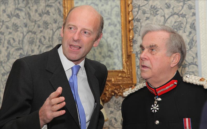 Sir David Brewer CMG JP, Her Majesty's Lord-Lieutenant of Greater London and Rupert Goodman DL, Chairman and Founder of FIRST