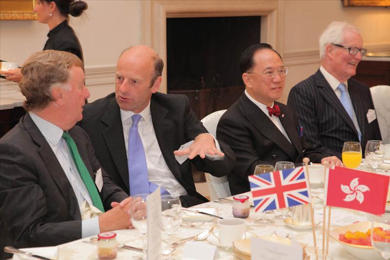 Richard Ottaway MP, Chairman, Foreign Affairs Select Committee, House of Commons, Rupert Goodman, Chairman and Founder of FIRST, The Hon Donald Tsang, Chief Executive of the Hong Kong SAR of the People's Republic of China and Rt Hon Lord Hurd of Westwell CH CBE, Chairman, FIRST Advisory Council