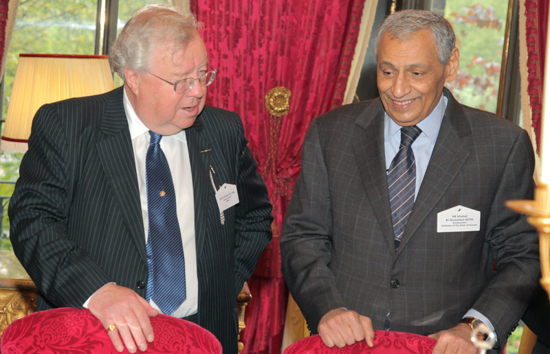 Lord Cormack DL FSA, Special Advisor, FIRST and HE Mr Khaled Al-Duwaisan GCVO, Ambassador, Embassy of the State of Kuwait