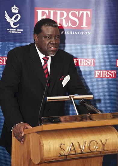 Hon Dr Hage G Geingob, Minister of Trade and Industry, Namibia