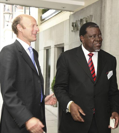 RUpert Goodman, Chairman and Founder, FIRST and Hon Dr Hage Geingob, Minister of Trade and Industry, Namibia