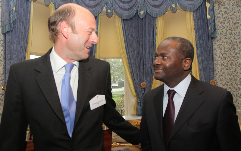Rupert Goodman, Chairman and Founder of FIRST and HE Carlos dos Santos, High Commissioner of Mozambique