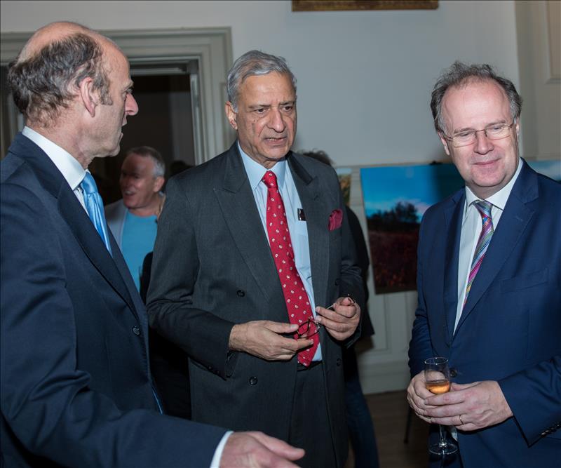 Rupert Goodman DL, Chairman and Founder of FIRST Magazine, HE Kamalesh Sharma, Commonwealth Secretary General, and Eamonn Daly, Chief Operating Officer, FIRST Magazine