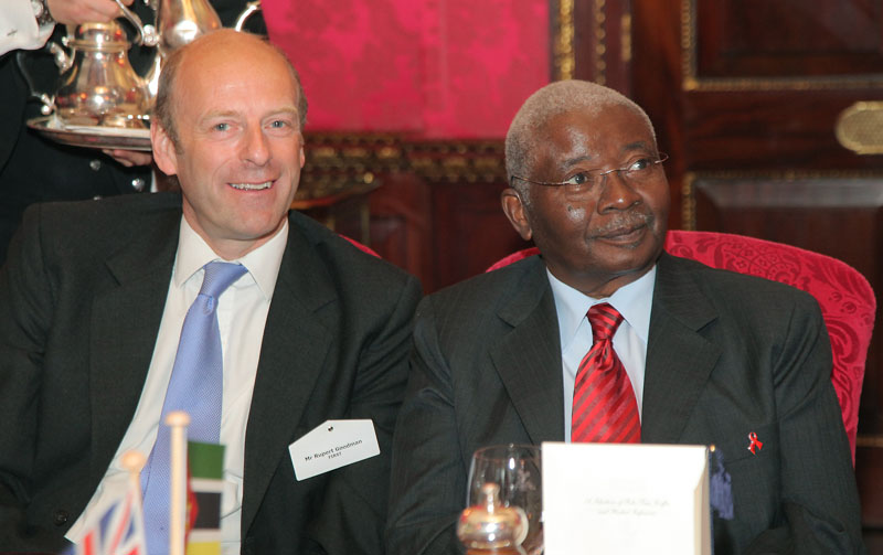 Rupert Goodman, Chairman and Founder of FIRST and HE Armando Emílio Guebuza, President of the Republic of Mozambique