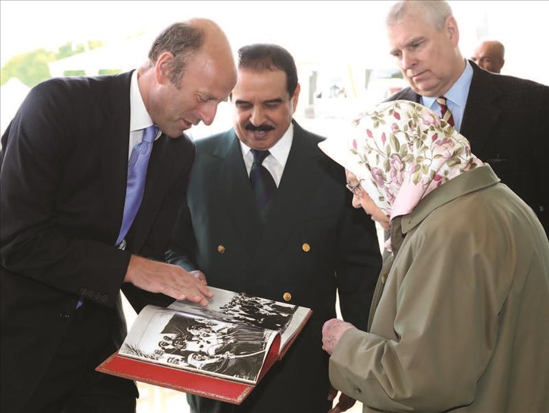 Rupert Goodman DL, His Majesty King Hamad bin Isa Al Khalifa of Bahrain, Her Majesty Queen Elizabeth II 