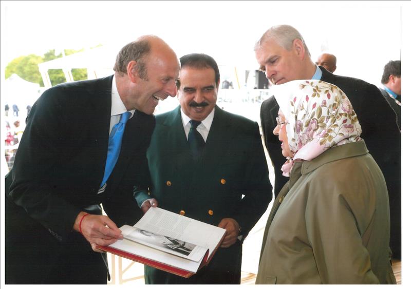 Rupert Goodman DL, His Majesty King Hamad bin Isa Al Khalifa of Bahrain, Her Majesty Queen Elizabeth II 