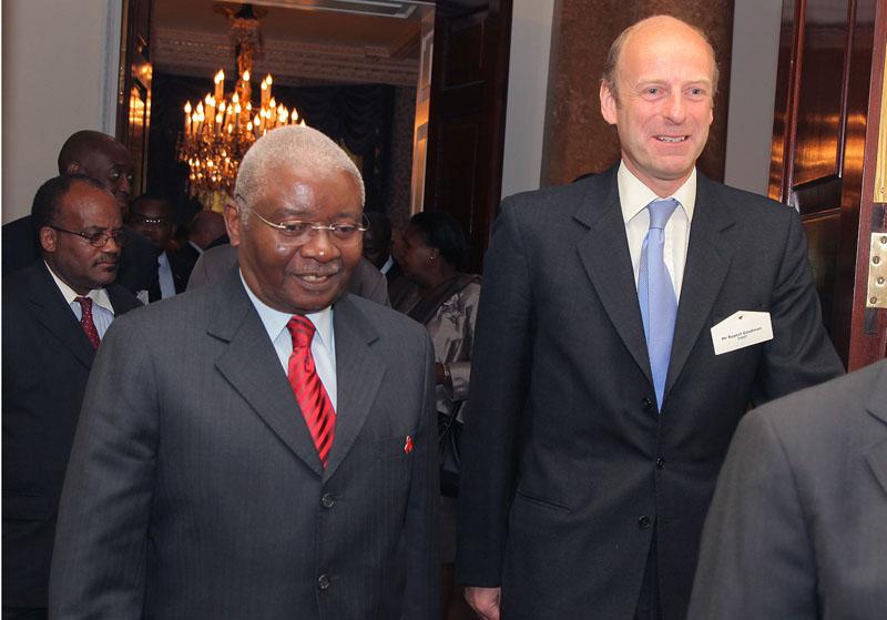 HE Armando Emílio Guebuza, President of the Republic of Mozambique, Rupert Goodman, Chairman and Founder of FIRST