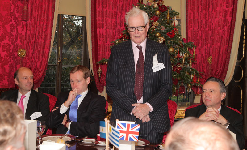 Rupert Goodman, Chairman and Founder of FIRST, Jeremy Browne MP, Minister of State, Foreign and Commonwealth Office and Lord Hurd of Westwell CH CBE, Chairman, FIRST Advisory Council and HE Eduardo Medina-Mora Icaza, Ambassador, Embassy of Mexico