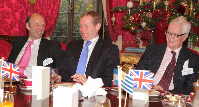 Rupert Goodman, Chairman and Founder of FIRST, Jeremy Browne MP, Minister of State, Foreign and Commonwealth Office and Lord Hurd of Westwell CH CBE, Chairman, FIRST Advisory Council