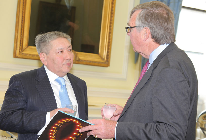 HE Kairat Abusseitov, Ambassador of the Republic of Kazakhstan to the UK and Lord Waverley