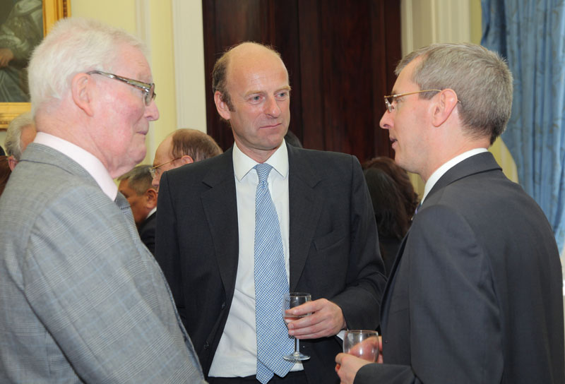 Lord Hurd of Westwell CH CBE, Chairman of the FIRST Advisory Council, Rupert Goodman, Chairman and Founder of FIRST and Dr Laurie Bristow, FCO Director of Eastern Europe and Central Asia