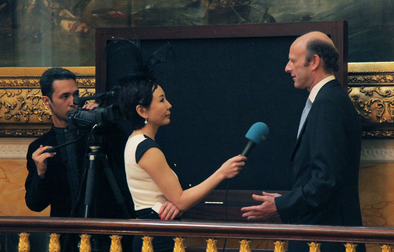 Rupert Goodman, Chairman and Founder of FIRST is interviewed by Kazakhstan media