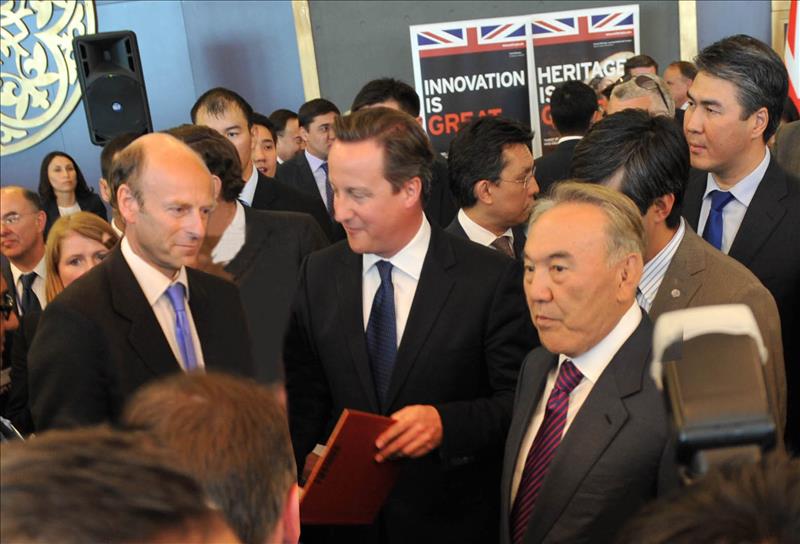 Rupert Goodman, Chairman and Founder of FIRST, Rt Hon David Cameron MP, Prime Minister of the United Kingdom and HE Nursultan Nazarbayev, President of Kazakhstan