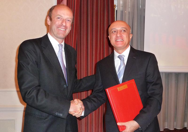 Rupert Goodman, Chairman and Founder of FIRST with  HE Fakhraddin Gurbanov, Ambassador of Azerbaijan 