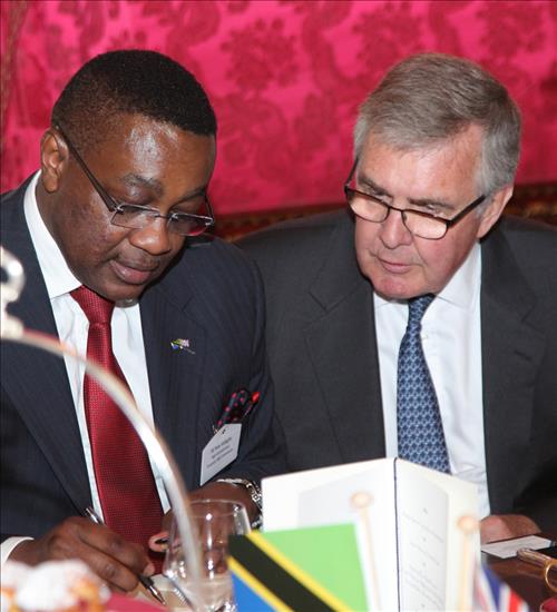 HE Peter Kallaghe, High Commissioner, Tanzania High Commission and Lord Waverly