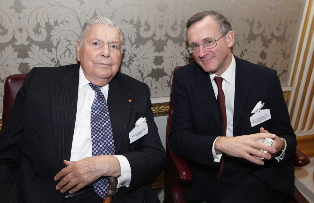 Joseph Gaggero CBE, President, BLAND Group and Charles Gray CMG, Marshal of the Diplomatic Corps