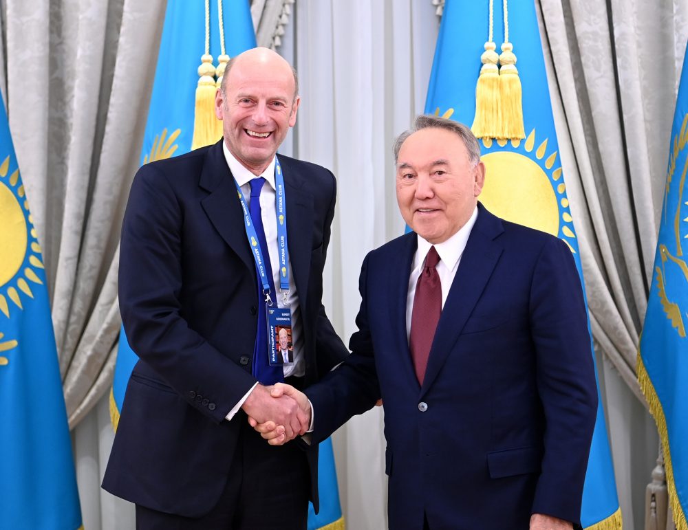 Rupert Goodman DL and HE Nursultan Nazarbayev