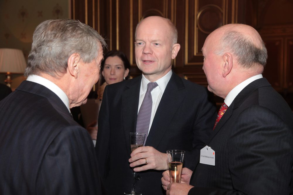 Rahmi M. Koç CBE, Honorary Chairman of Koç Holding A.Ş, Rt Hon William Hague MP, First Secretary of State and Leader of the House of Commons, and Sir David Reddaway KCMG MBE, Former British Ambassador to Turkey