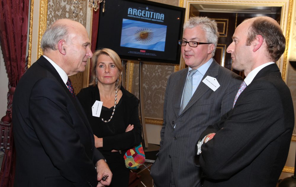 Rt Hon Dr Vincent Cable MP, Secretary of State for Business, Innovation and Skills, Pamela Goodman, Travel Editor, House and Garden Magazine, Alexander Cameron QC and Rupert Goodman DL, Chairman and Founder of FIRST