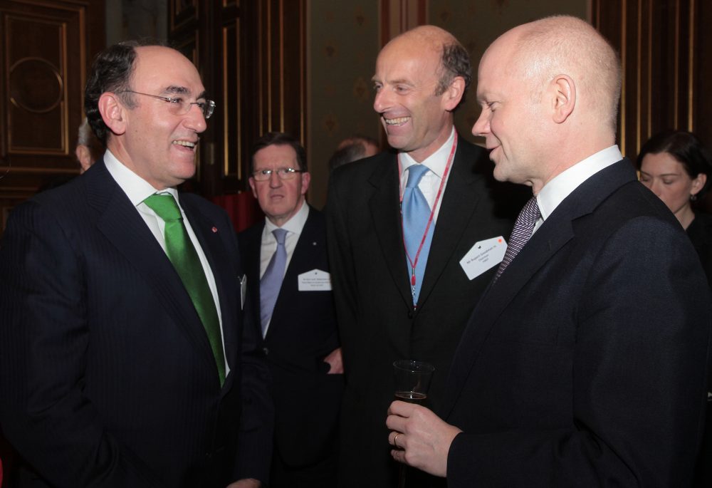 José Ignacio Sánchez Galán CBE, Chairman and Chief Executive Officer of Iberdrola S.A, Rupert Goodman DL, Founder and Chairman of FIRST, and Rt Hon William Hague MP, First Secretary of State and Leader of the House of Commons