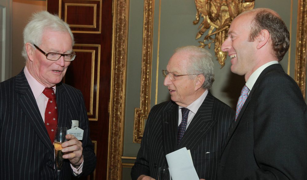 Lord Hurd of Westwell CH CBE PC, Rt Hon Lord Woolf and Rupert Goodman DL, Chairman and Founder of FIRST