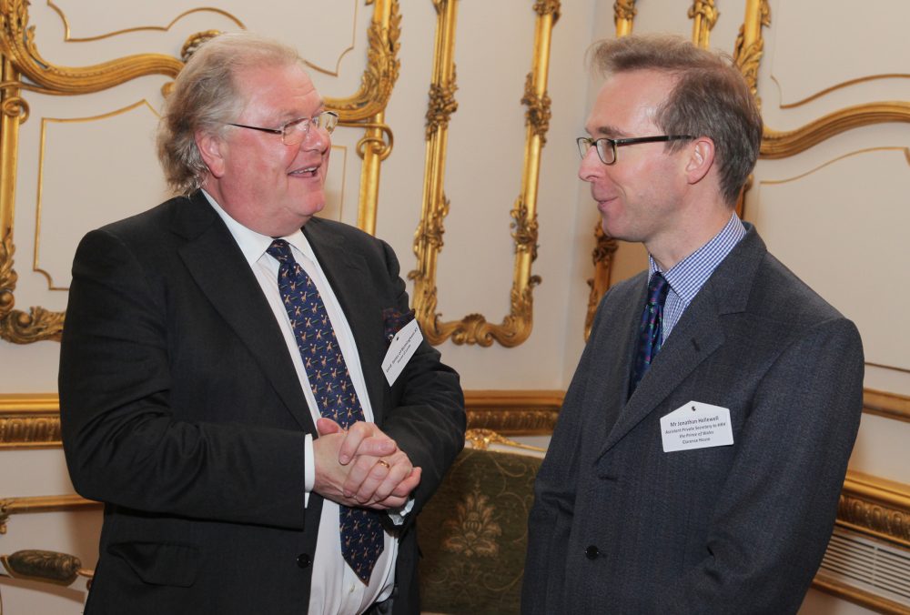 Lord Jones of Birmingham and Mr Jonathan Hellewell, Assistant Private Secretary to HRH the Prince of Wales