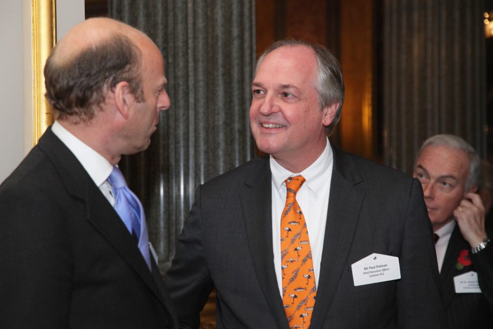 Rupert Goodman DL, Chairman and Founder, FIRST and Paul Polman, Chief Executive Officer, Unilever