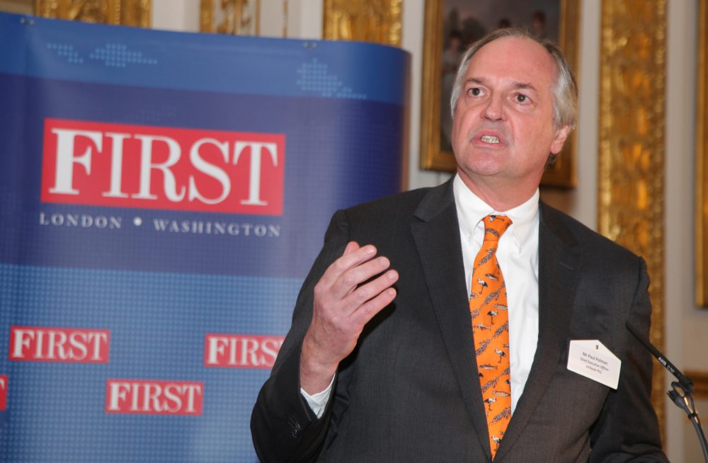 Paul Polman, Chief Executive Officer, Unilever, addresses the guests
